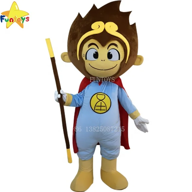 Funtoys Ce Cartoon Sun Wukong Animal Monkey King Anime Mascot Cosplay  Costumes For Promotion - Buy Monkey King Anime Adult Costume,Monkey Cartoon  Mascot,Monkey Costume For Party Product on 