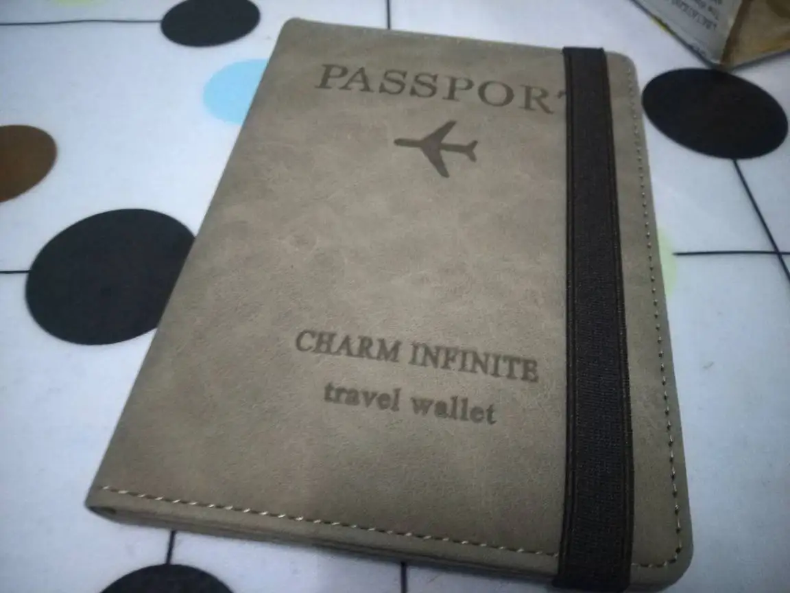 Wholesale MIYIN 2022 travel PU leather passport cover card holder wallet porta  pasaporte logo custom sublimation rfid passport holders From m.