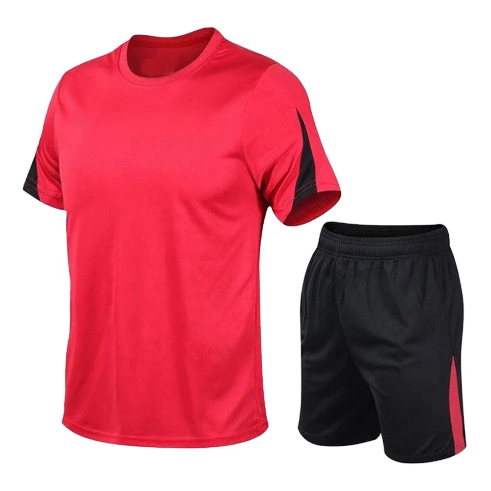 kids football uniform soccer jersey and shorts for