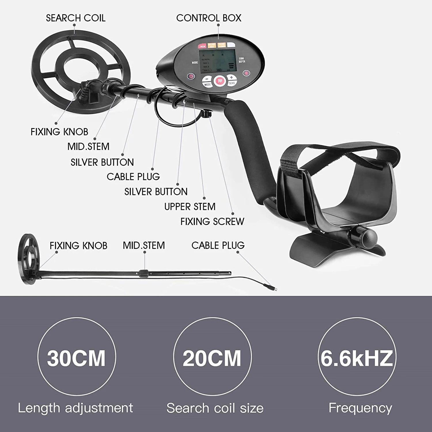 Металлоискатель Meterk, доставка со склада в США