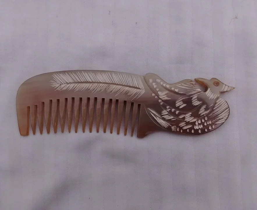 シープホーンコームポケットタイプ ナチュラルホーンコーム 天然角