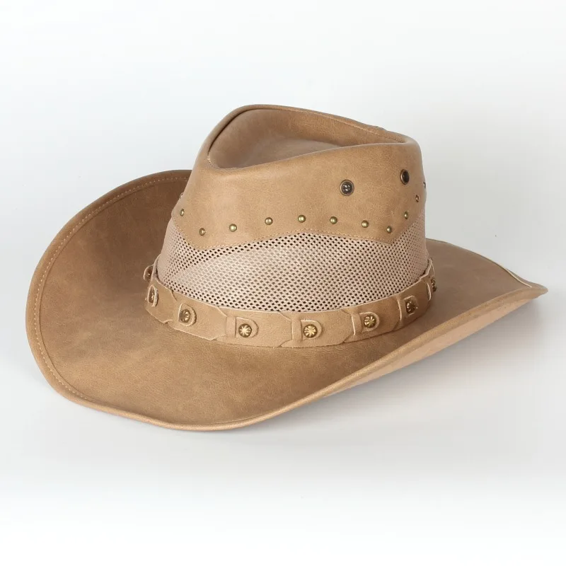 custom leather cowboy hats