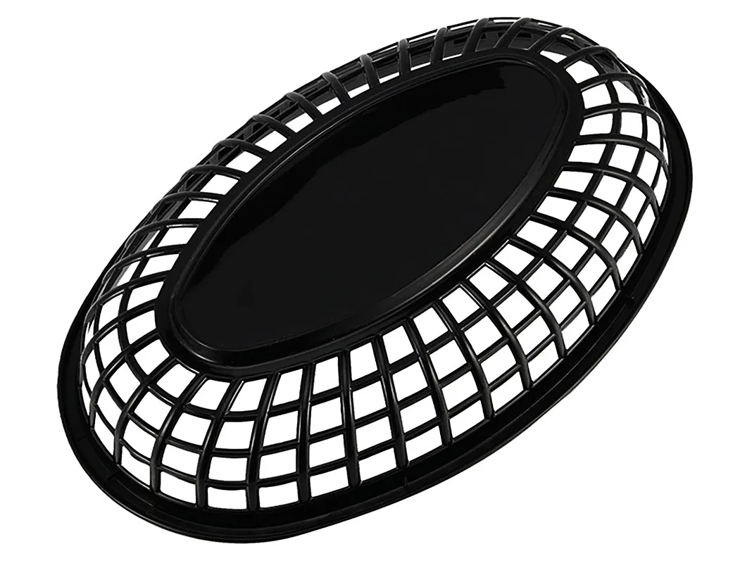 Овальные пластиковые корзины для хранения фаст-фуда дома офиса школы