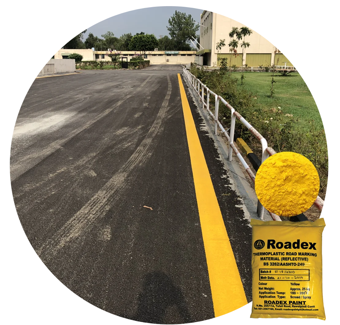 High Quality Reflective AASHTO Thermoplastic Road Marking Paint Road Line Traffic Marking Paint Yellow White