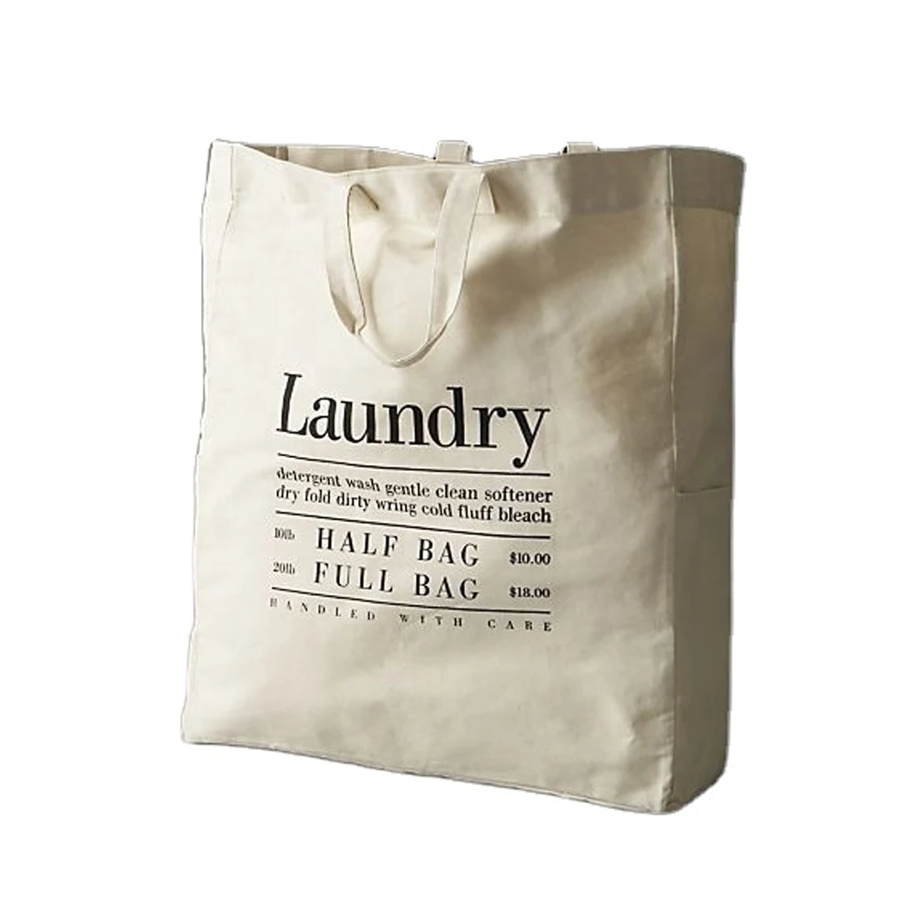 Source Top Quality Promotional Cotton Bags Foldable Canvas Laundry Bag Bulk  Supplier on m.