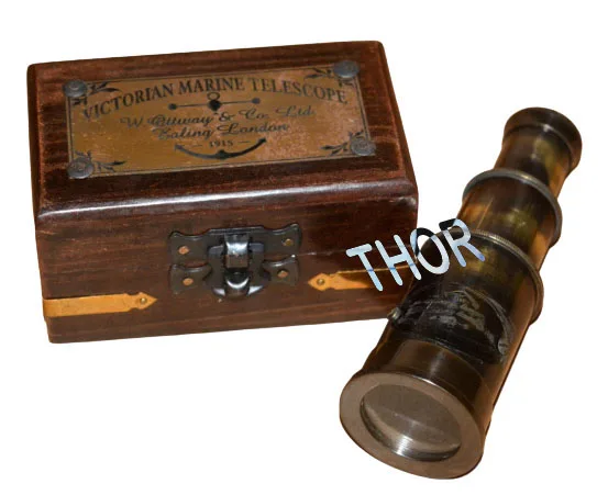 アンティーク VICTORAN MARINE TELESCOPE 1915年（Victorian Marine 