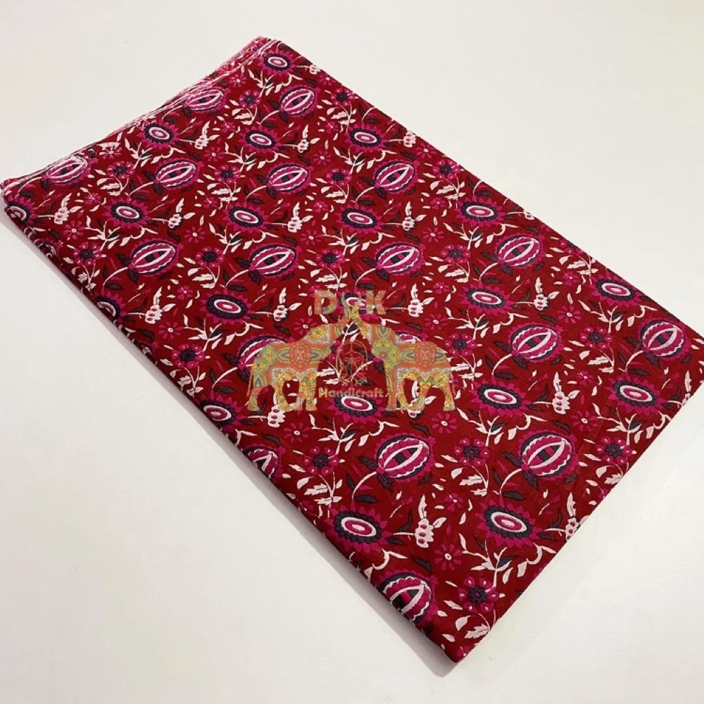 Хит продаж, хлопчатобумажная ткань Dabu с цветочным принтом, традиционная ткань для платья и одежды под заказ