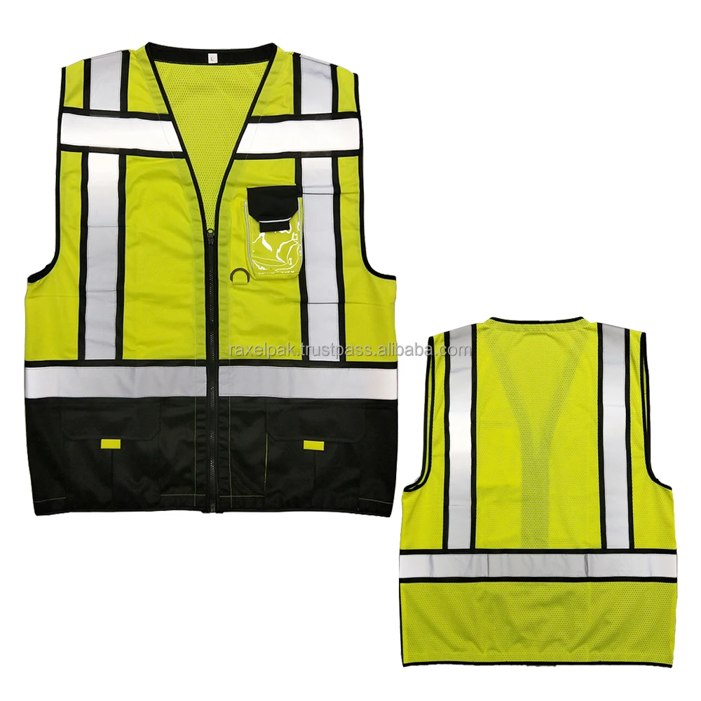 High Quality Construction Safety Vest With Custom Logo Factory