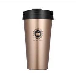 NEW16oz outdoor double wall stainless steel travel vacuum coffee mug new lid