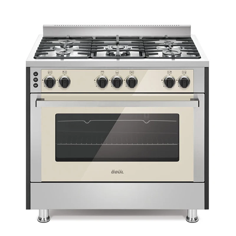 Cocina Gas Meireles G110X 5 Zonas Inox 100 cm