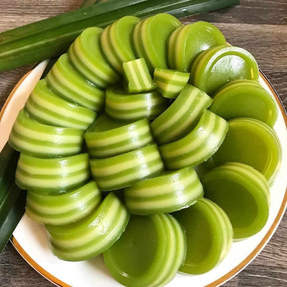Suake Gateau A Vapeur Delicieux Kueh Lapis Mungo Pandan Lien Tina 84 904 Meilleur Prix Buy Iqf Cuits A La Vapeur Couche Gateau Kueh Lapis Pandan Et Mungo Haricot Saveur Gateau Product On Alibaba Com
