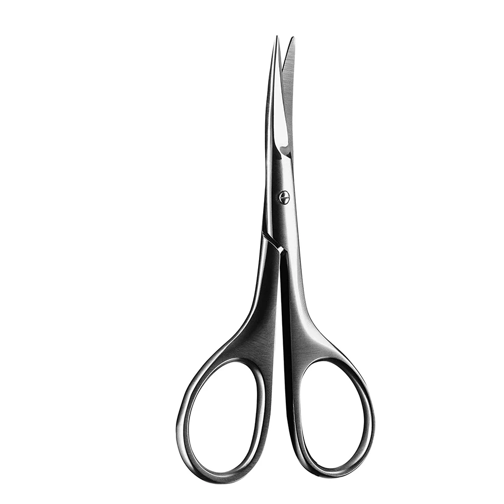 fine / arrow pointed cuticle nail scissors curved mini shears