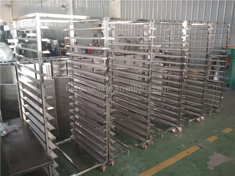 
 Коммерческая печь для выпечки хлеба, пекарское оборудование, 32 лотка, вращающаяся стойка для хлеба, духовка  