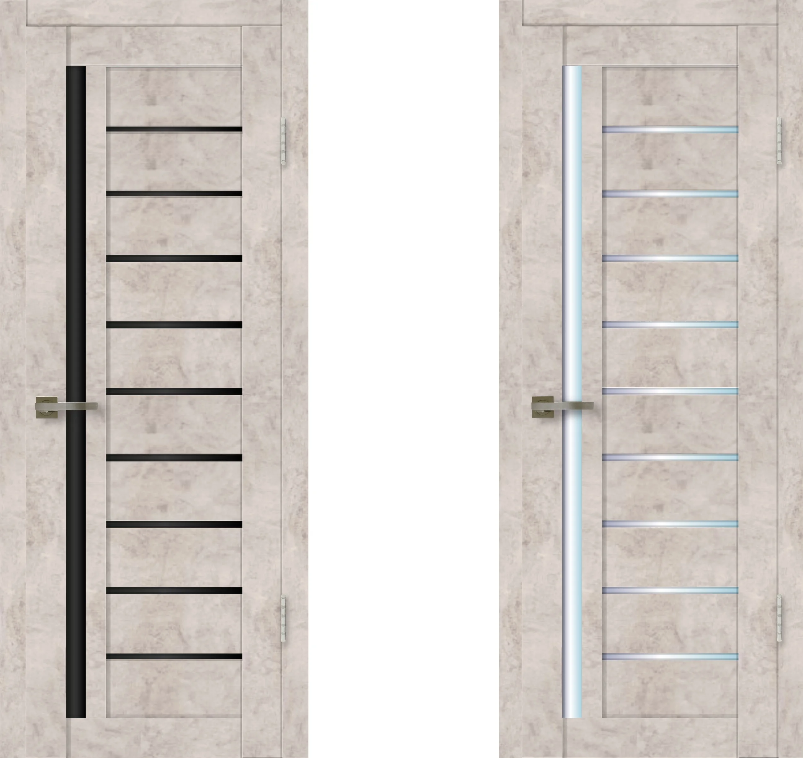 Cityline 008 The Best Quality Interior Door With Black Or Light Glass
