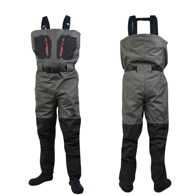 Custom Nylon Waterproof Waders Fishing Chest Waders With Boots Hunting