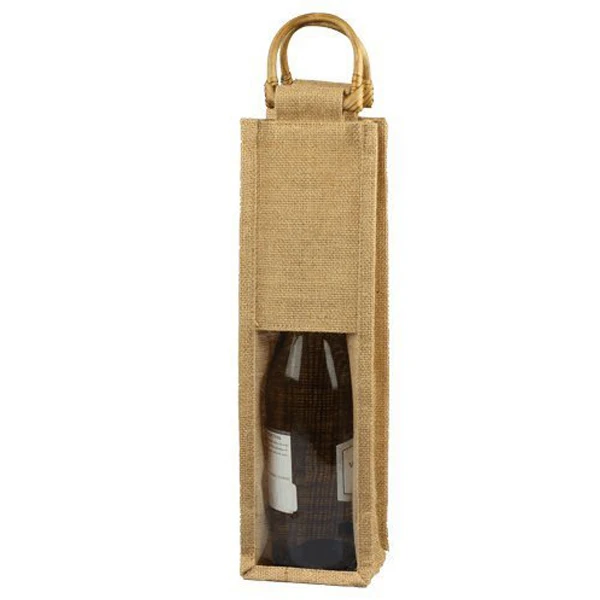 jute wine bottle bags