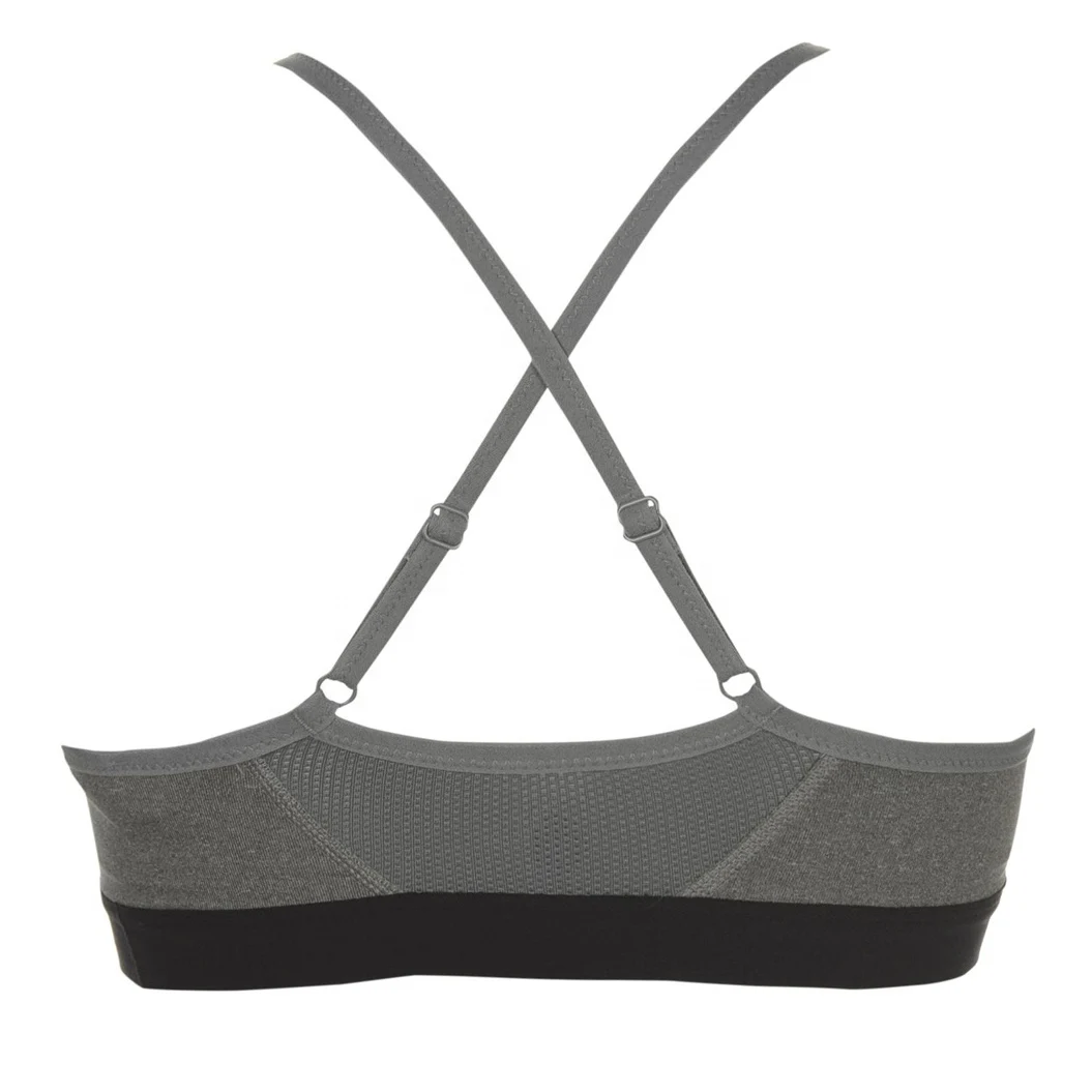 Cross Back Sports Bra For Women Gym Athletic Vest Yoga Bras Push Up