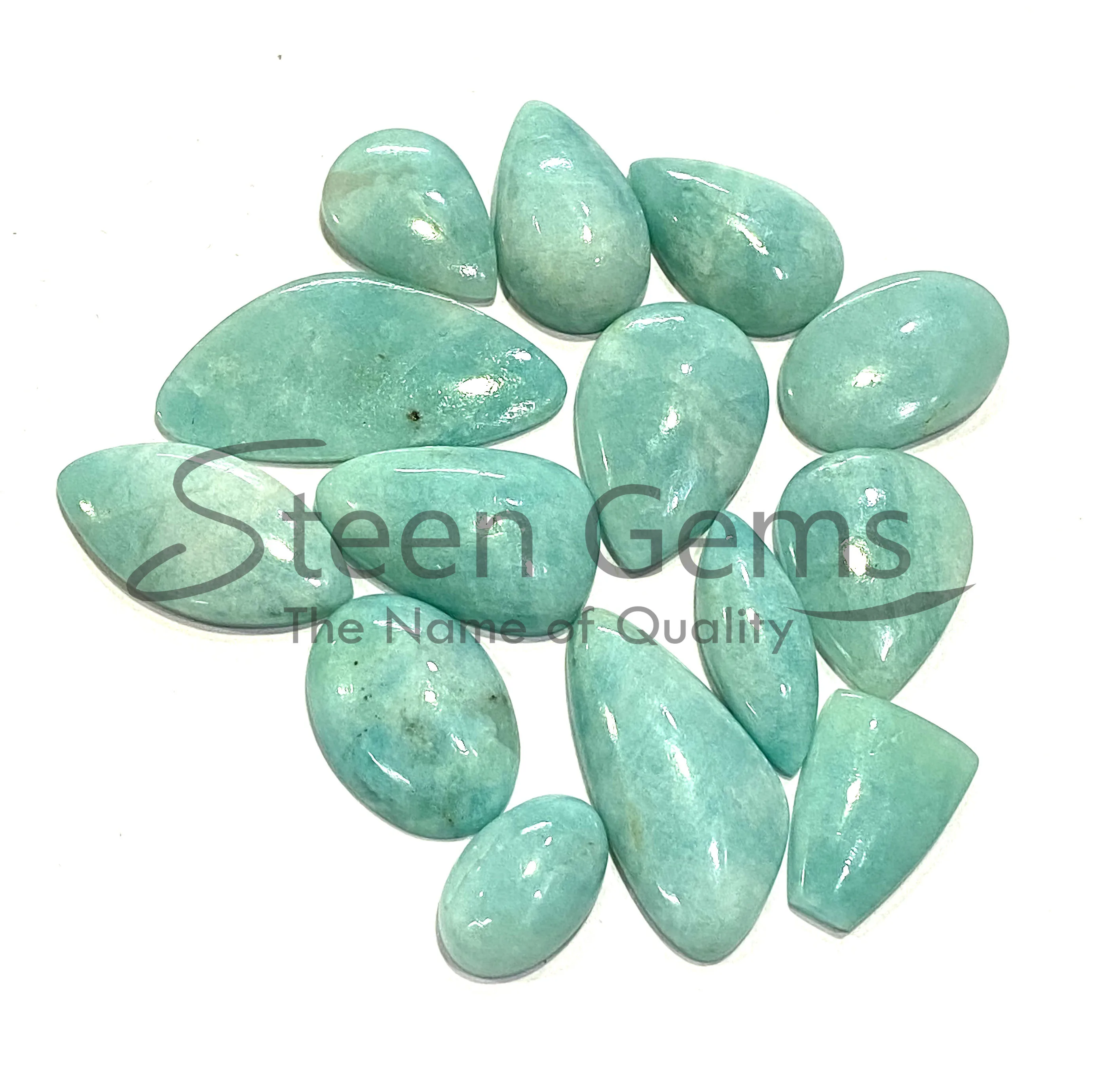 Amazing A One Quality Amazonite Blue Color Cabochon Natural Bulk Gemstone Free Size Mix Shape Loose Gemstone For Unisex Buy Blue Amazonite Bulk Gemstone Cabochon Free Size Mix Shape Stone Natural Amazonite