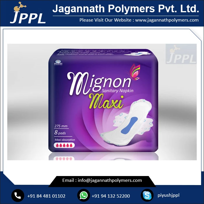 Sanitary Napkins Sanitary Napkin Packaging Pouch Printed Customized