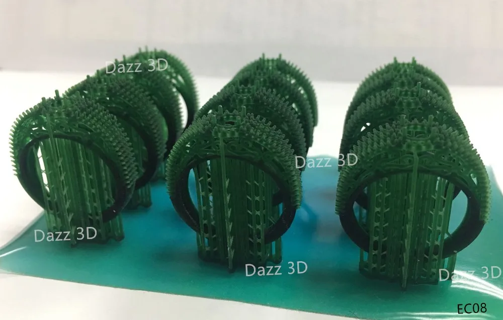 Sla 3d Printer Digital Wax Most Popular Industrial Resin Screen Printer 3D Printing Dazz 3D Single Color 120*68*150 Mm