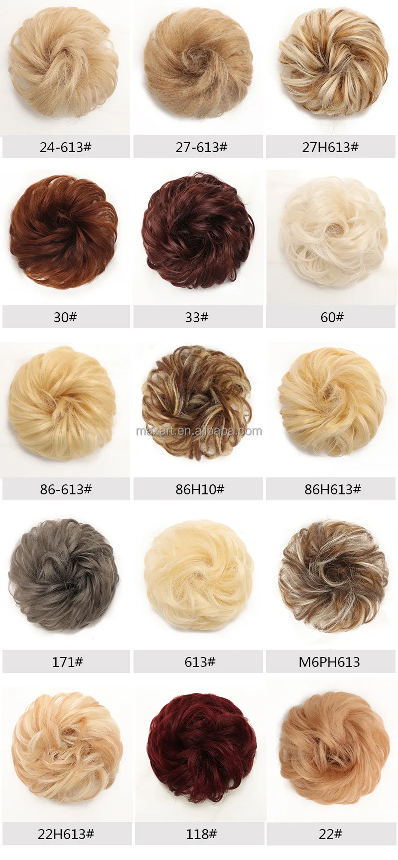 
Искусственный шиньон, пучок волос, спутанные кудрявые волосы, шиньон, синтетический пончик, кусочки волос для женщин и девушек 