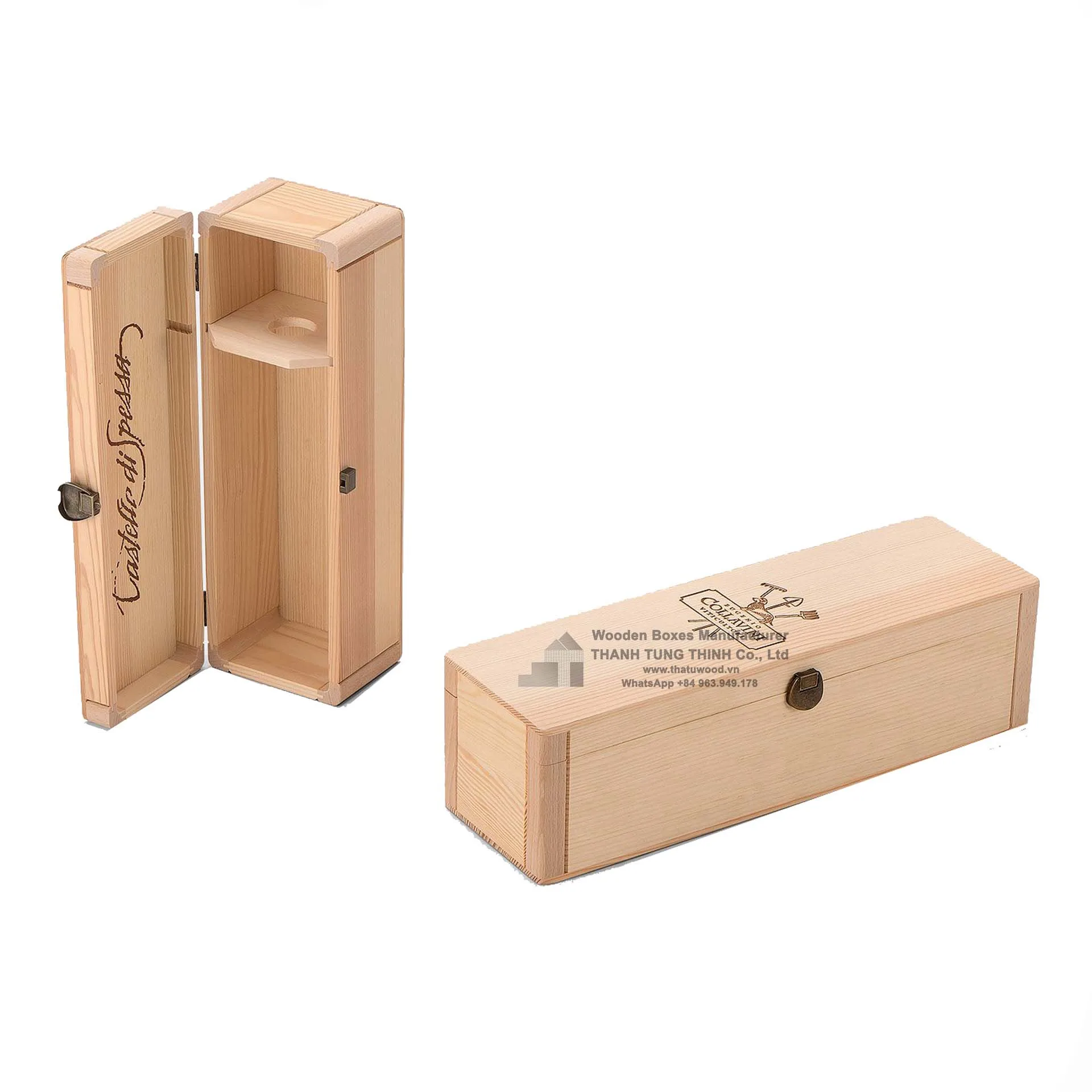 Hot Design 2023 Wooden Wine Box Luxury Box For Wholesale Whatsapp +84