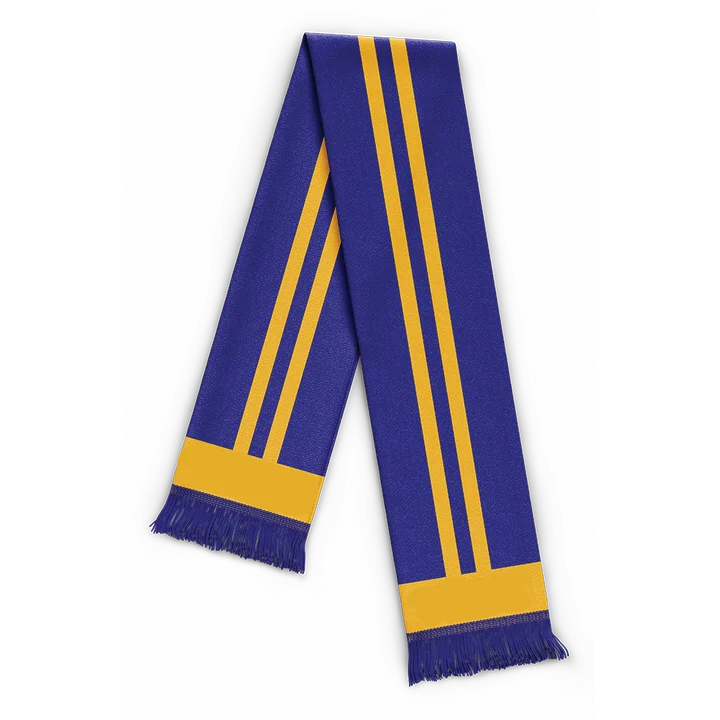 GAA Hurling Gaelic, оптовая продажа, индивидуальный логотип, полиэфирная печать, футбольный акриловый вязаный шарф для фанатов, Спортивная команда