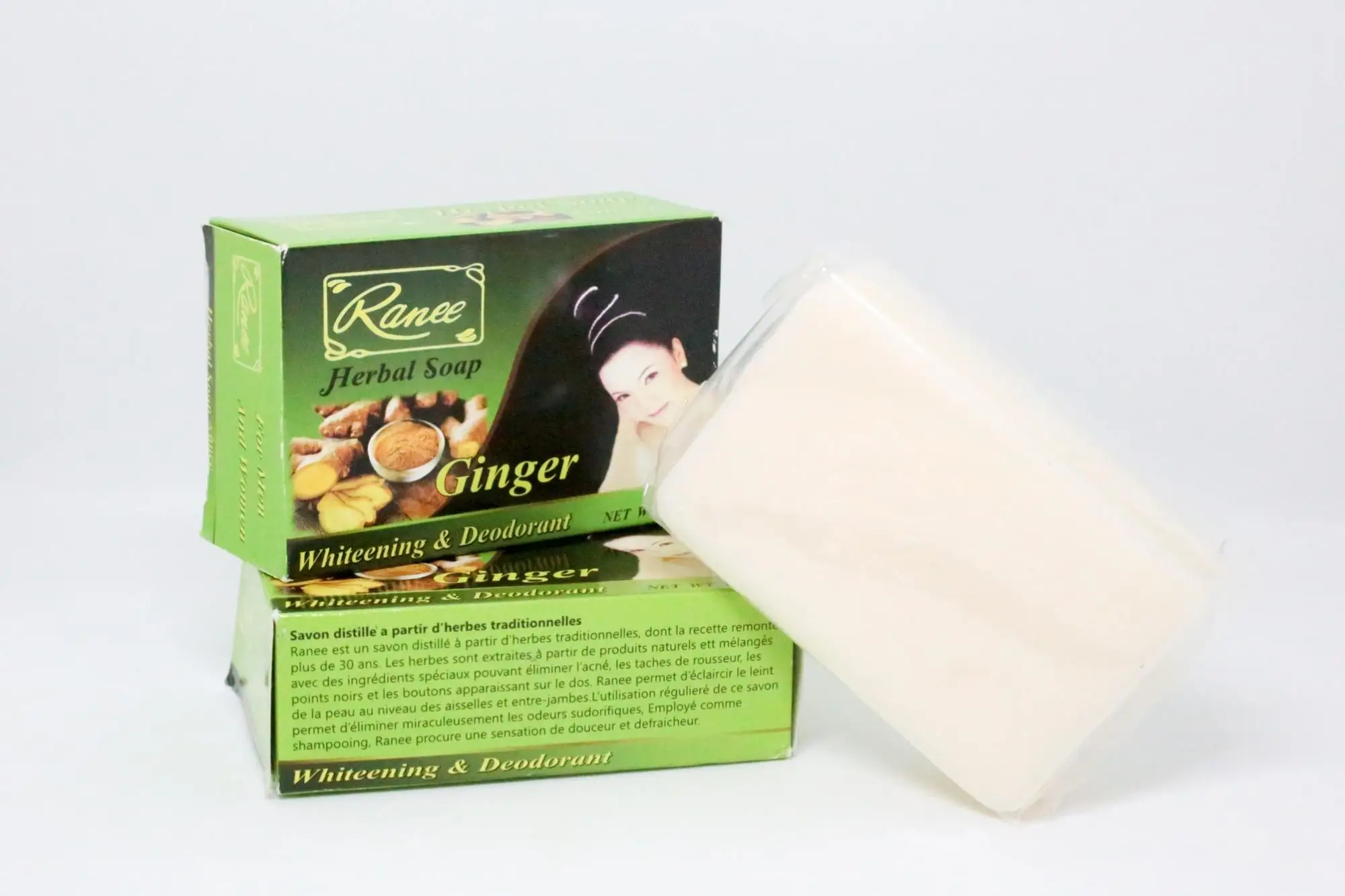 Savon Pour Le Visage De Madame Ranee Pour Bébé,Lait De Riz Extra Blanchissant,Extrait D'herbes