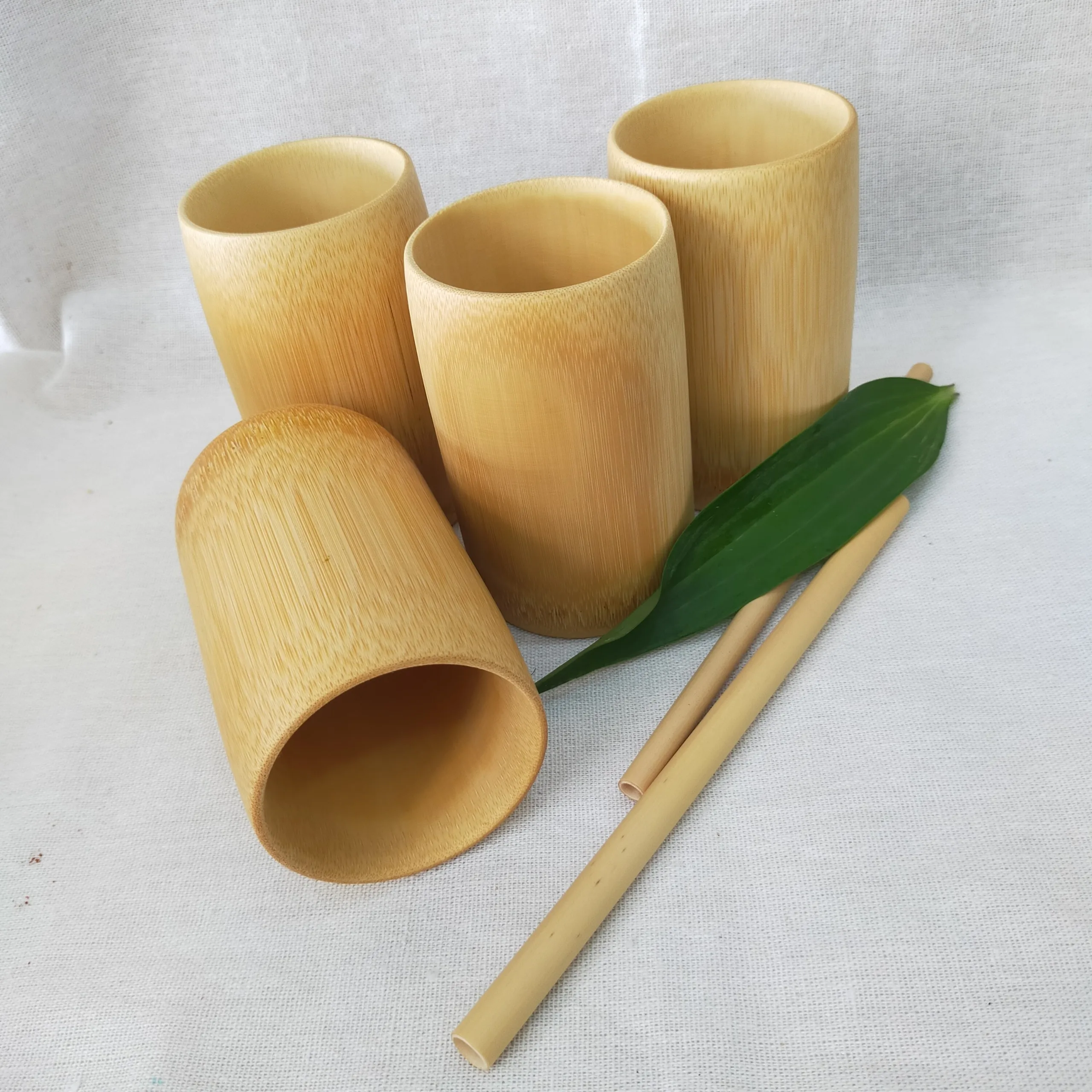Bamboo Cup - Natural Wooden Cups 18cm Tall – JAAC & ZAAK