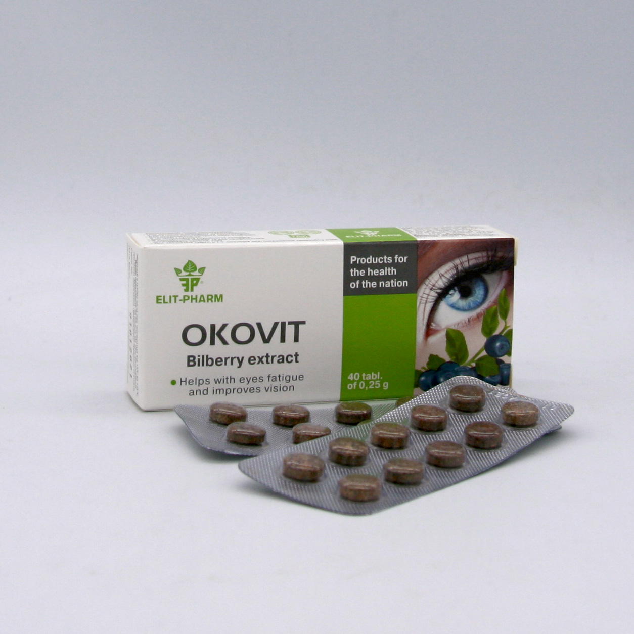 
 Таблетки с экстрактом черники оковита для улучшения зрения Blurred Vision-диетические добавки  