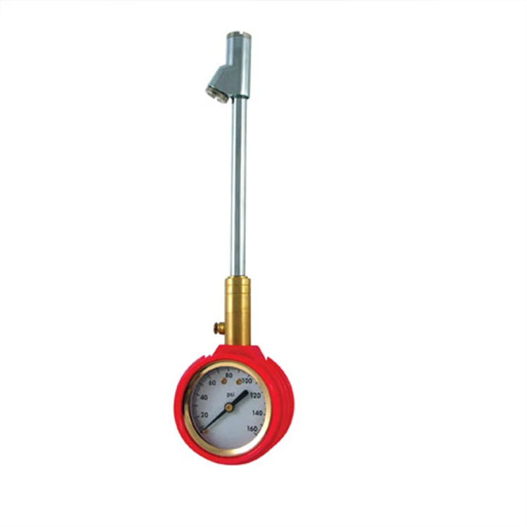 Heavy Duty 2'' Large Dial Tire Pressure Gauge With Dual Head