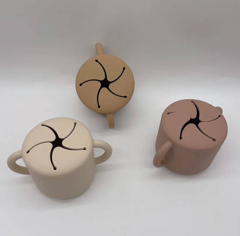 Силиконовая кружка для закусок малышей 100% пищевой силиконовый материал