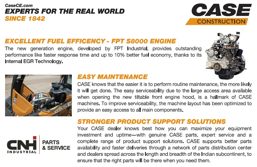CASE 770EX Wheel Loader Price - New Construction Machinery with ...