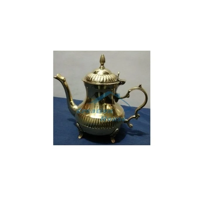 High Quality Modern Design Brass Tea & Coffee Serving Kettle Decorative