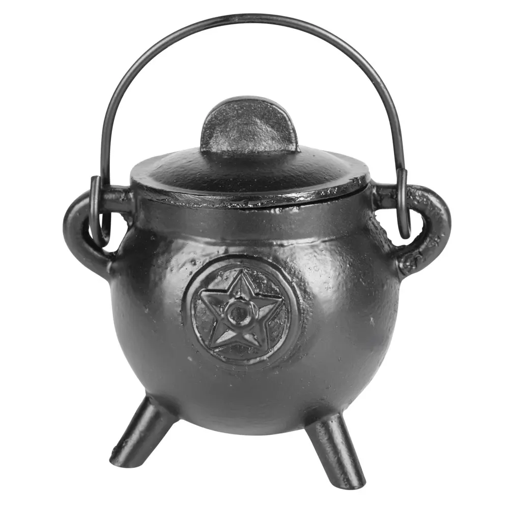 Mini Cast iron Salt & Pepper Cauldrons free shipping