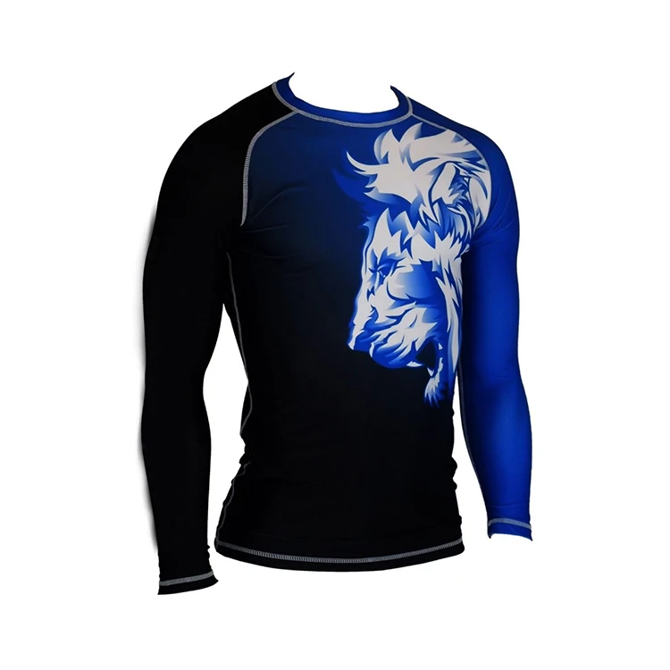 Custom Sublimation Design Rash Guard Bjj Mma Rashguard Factory Direct ...