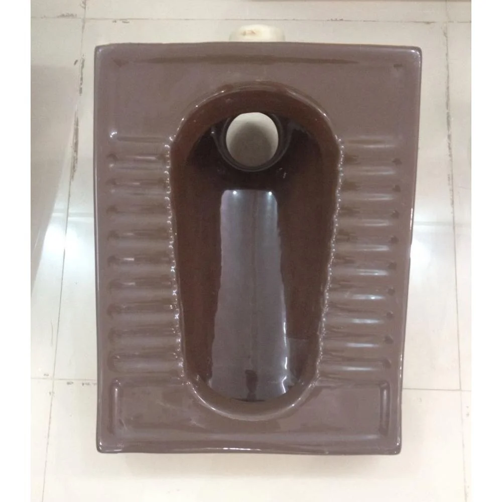 Violet Dark-Light Color Full Deep Size Indian Squatting Orissa Pan for Bathroom - Ceramic Sanitary Ware Water Closet From India