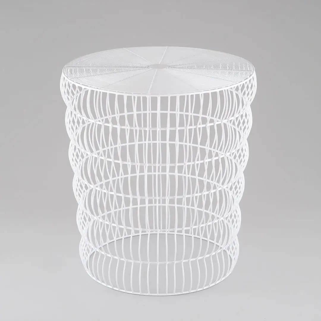Nordic Round Corner Combination Wood and Iron Coffee Tables Living Room Furniture Wrought Iron Living Room Furniture Sets