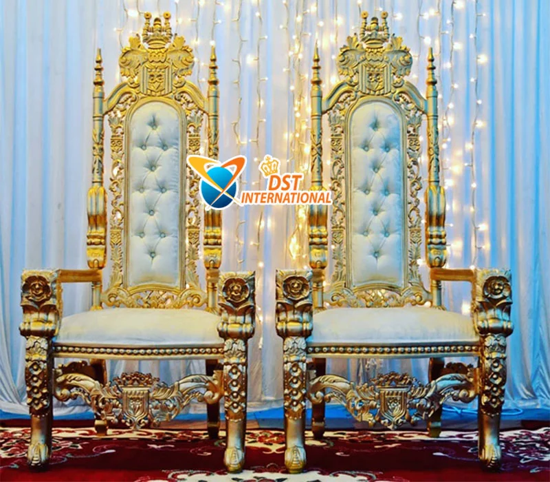Exquisite Throne Chairs Luxury Wedding King Royal Chairs King And Queen  Chairs Banquet
