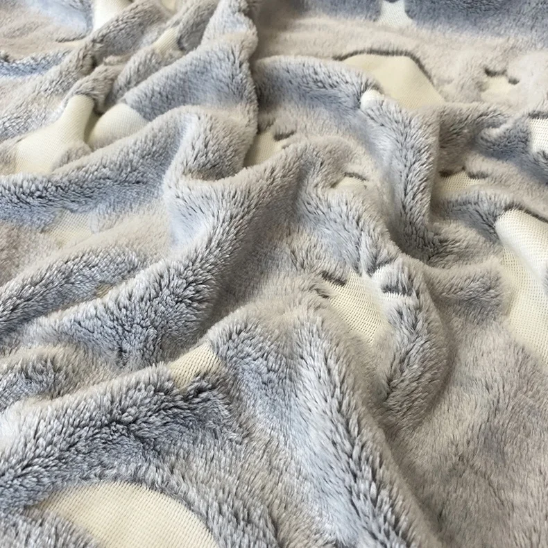 Супер мягкий 100% полиэстер плюшевый пушистый диван Постельное белье Фланелевое Флисовое одеяло с принтом ткань