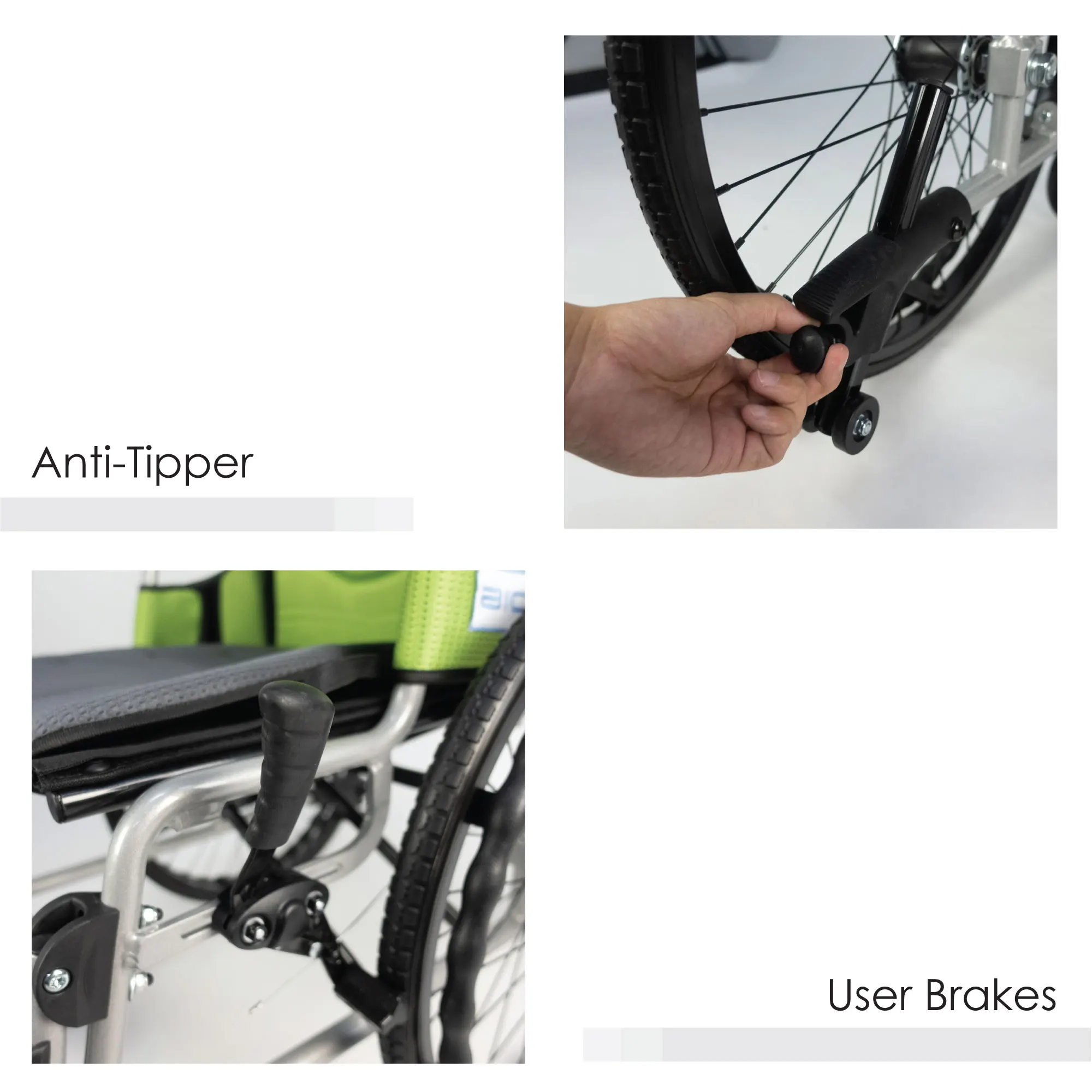 Bion Comfy Wheelchair 4g Singapore Brand Lightweight Compact Folding