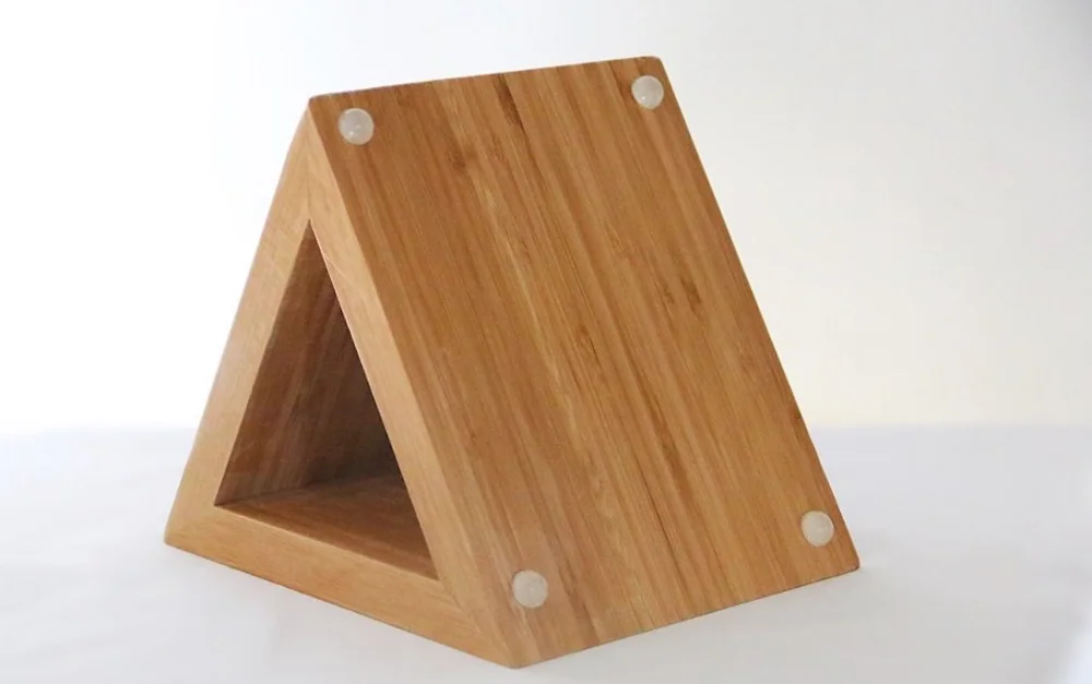 Удобный треугольный деревянный держатель для фотографий офиса школы