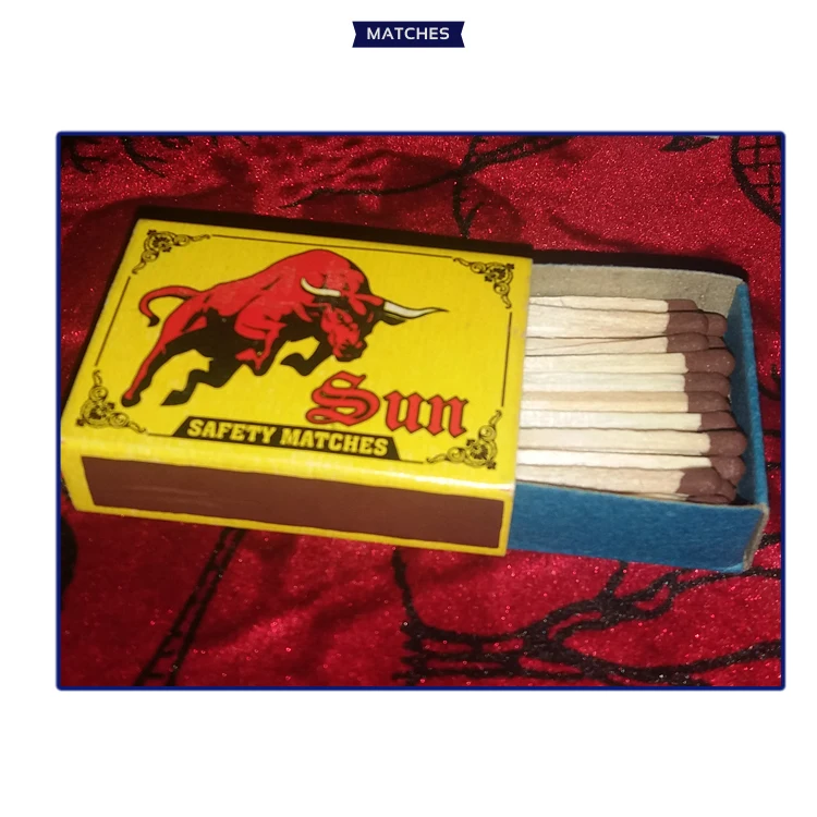 Оптовая продажа, лучшее Бытовое использование, деревянные спички, коробки безопасности, черные, красные, розовые варианты, Топ-Производитель