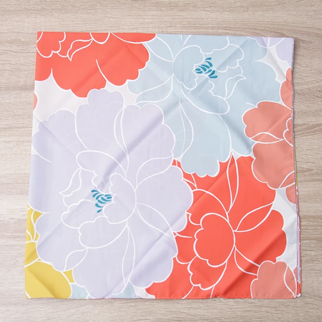 Himemubi Aqua Drop Peony,Diseño Japonés,100 - Buy Furoshiki 100 Himemusubi  Gota De Agua Peonía Por El Diseñador Francés Encerada Sostenible,Eco-bolsa, Peonía Flor Pinturas Product on 