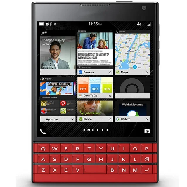 Free Shipping for Blackberry Passport Q30 BLACK QWERTY Original 