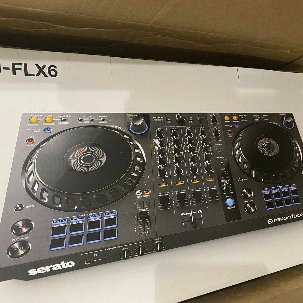 Best Sales For Original Pioneer DJ DDJ-FLX6 4-deck Rekordbox and Serato DJ Controller
