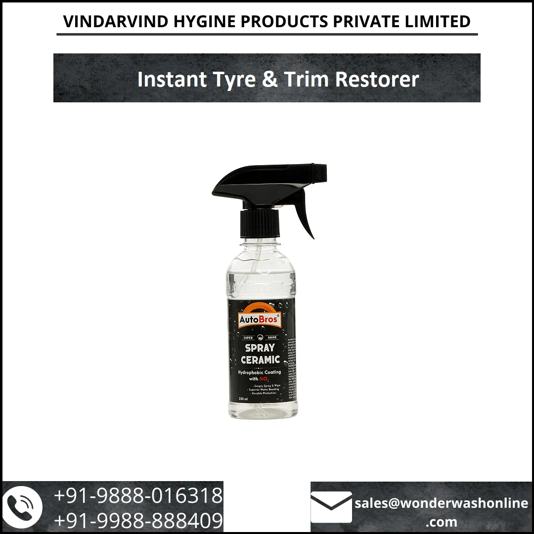 Plastic Trim Restorer Plastic For Cars Restoration Renew Liquid Silicone Tire Restorer And