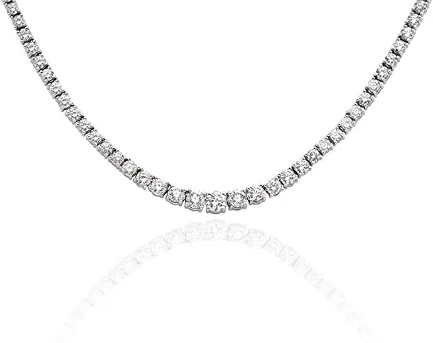 Diamond Studded Thread Necklace Chain 