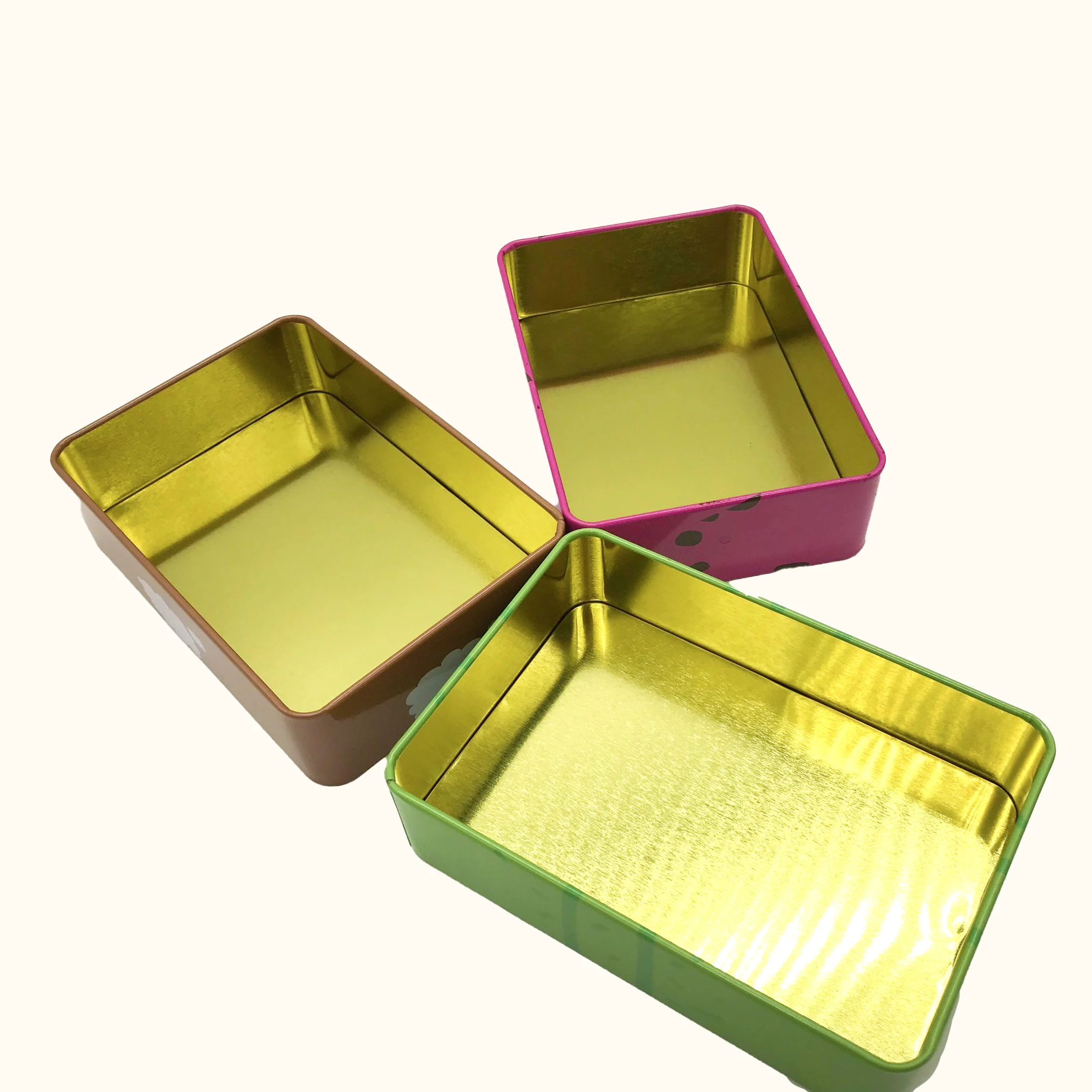 
 Лидер продаж, прямоугольная жестяная коробка, маленькая коробка для конфет, коробка для печенья для детей  