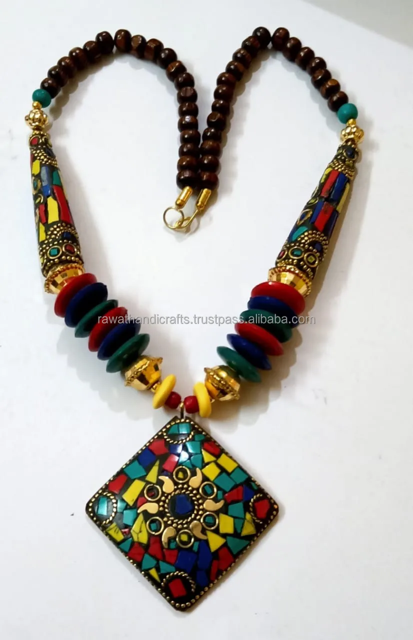 Beads necklace hot sale for saree